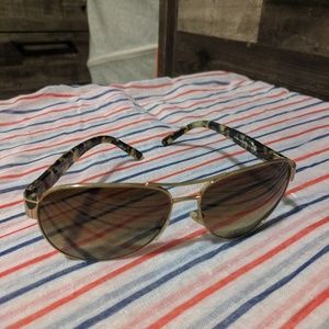 Tory Burch Aviator Pilot style sunglasses shades